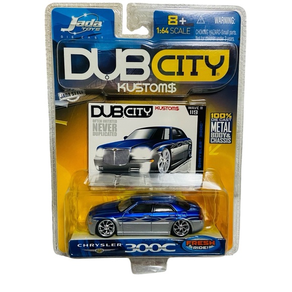 Jada Toys Other - Jada Dub City Kustoms Chrysler 300C 1:64 Blue